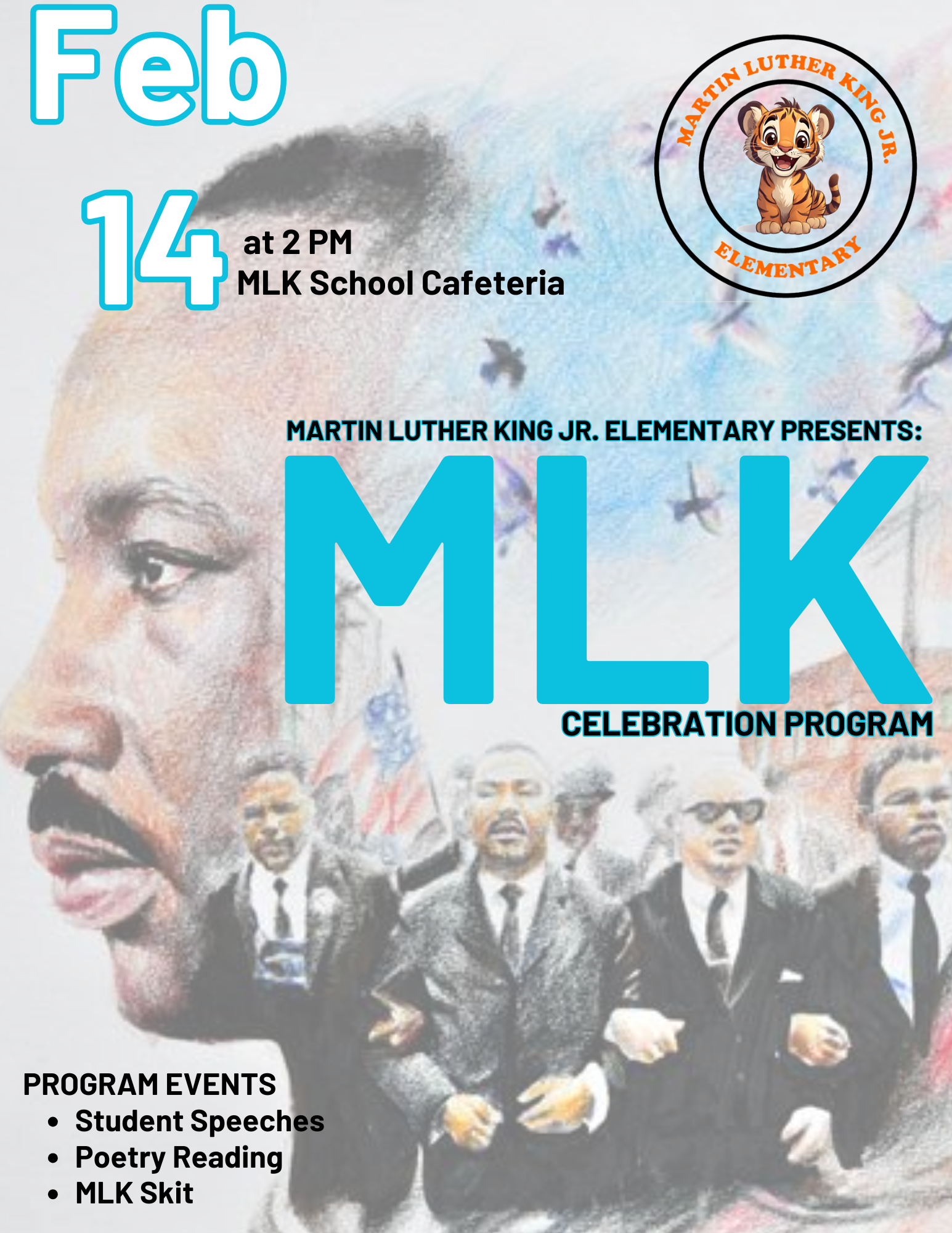 MLK Jr. Celebration, Feb 14 at 2pm